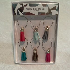 NIB Paper Source Wine Charm Set
